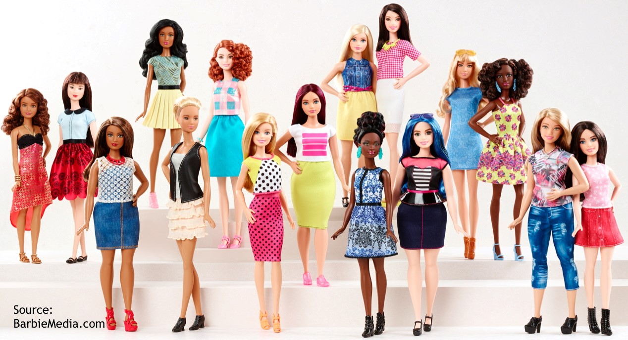 Barbie Changes in 2015 and 2016
